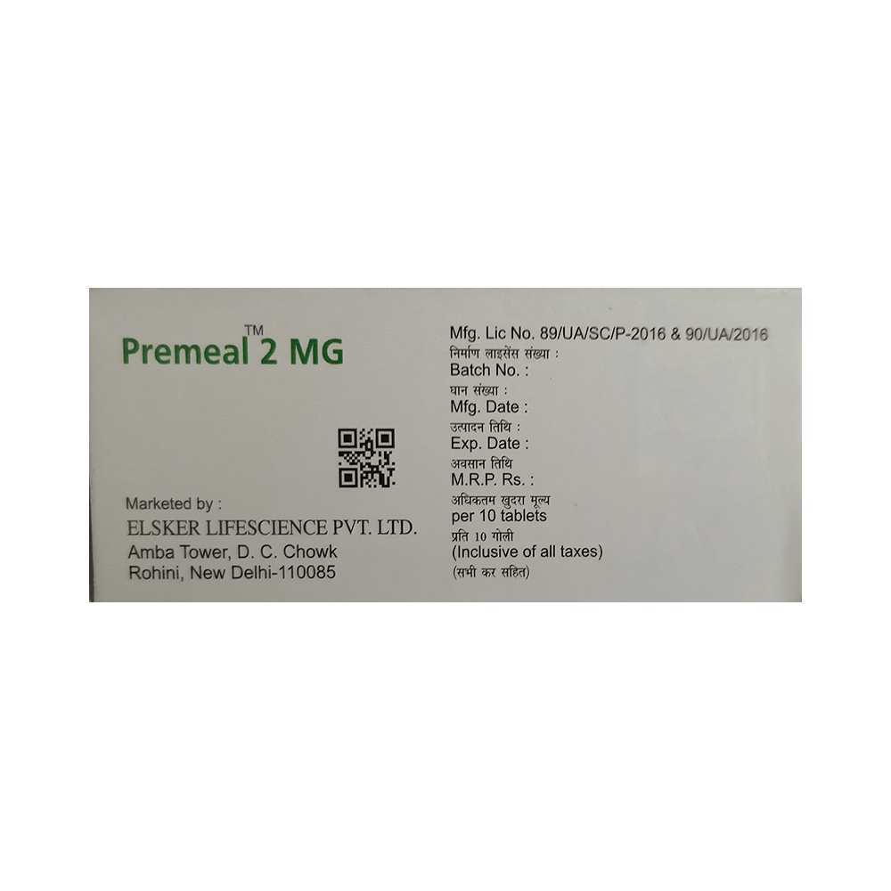 Premeal 2mg Tablet