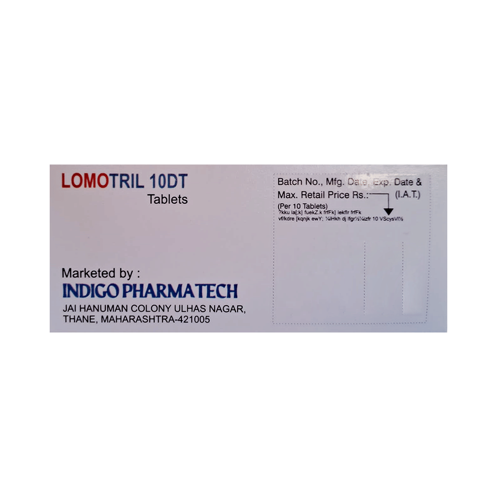 Lomotril 10DT Tablet Orange