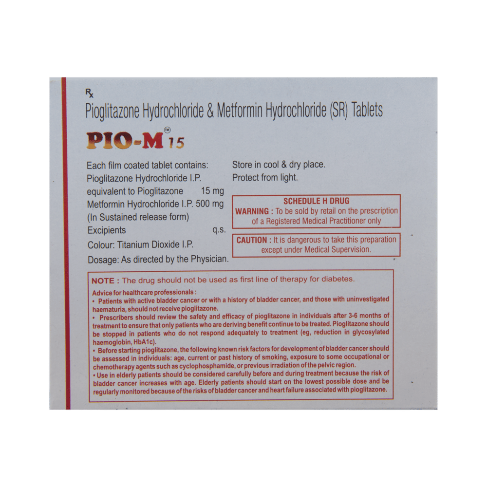 Pio-M 15 Tablet SR