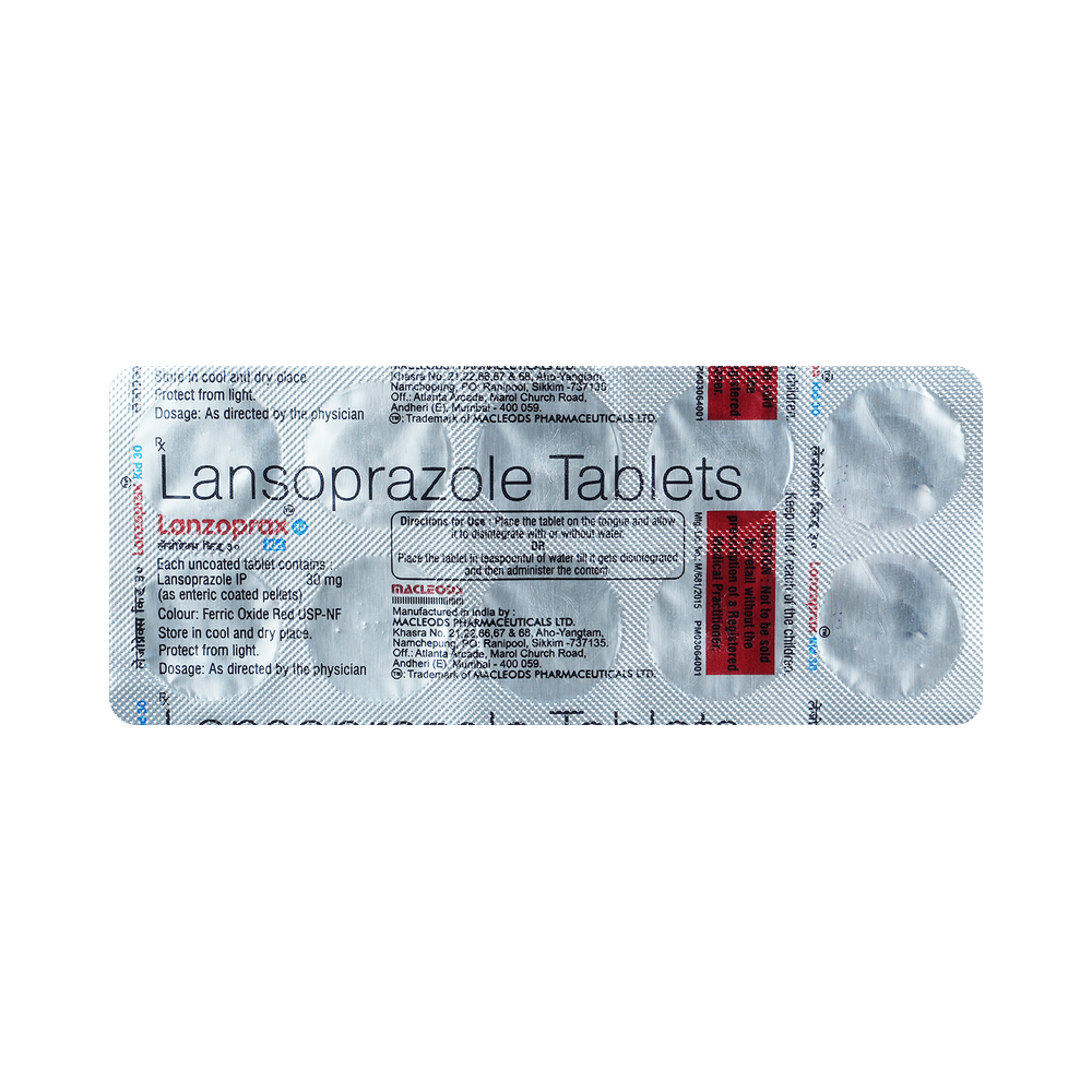 Lanzoprax Kid 30 Tablet