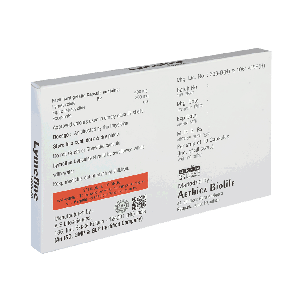 Lymefine 408mg Capsule