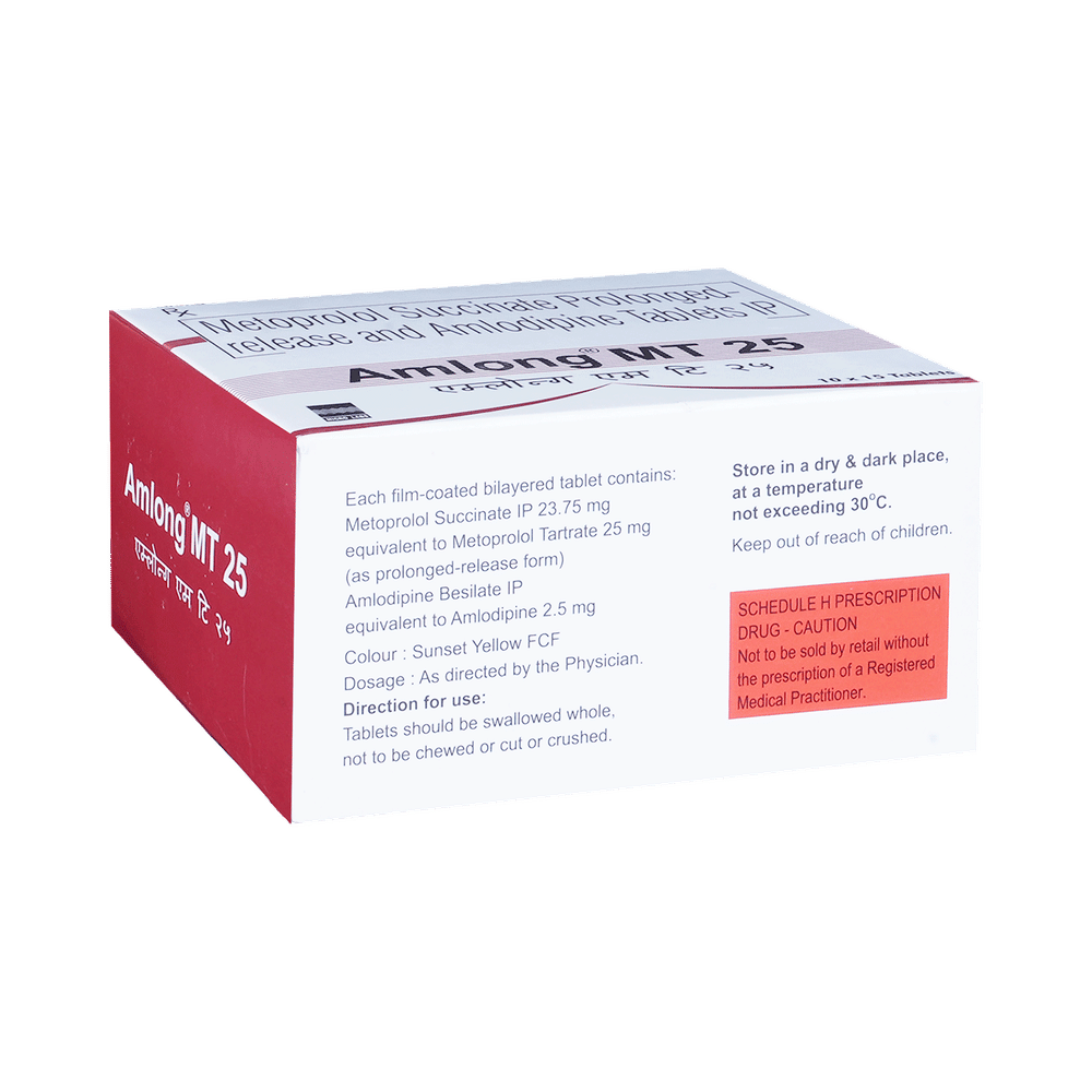 Amlong MT 25 Tablet PR