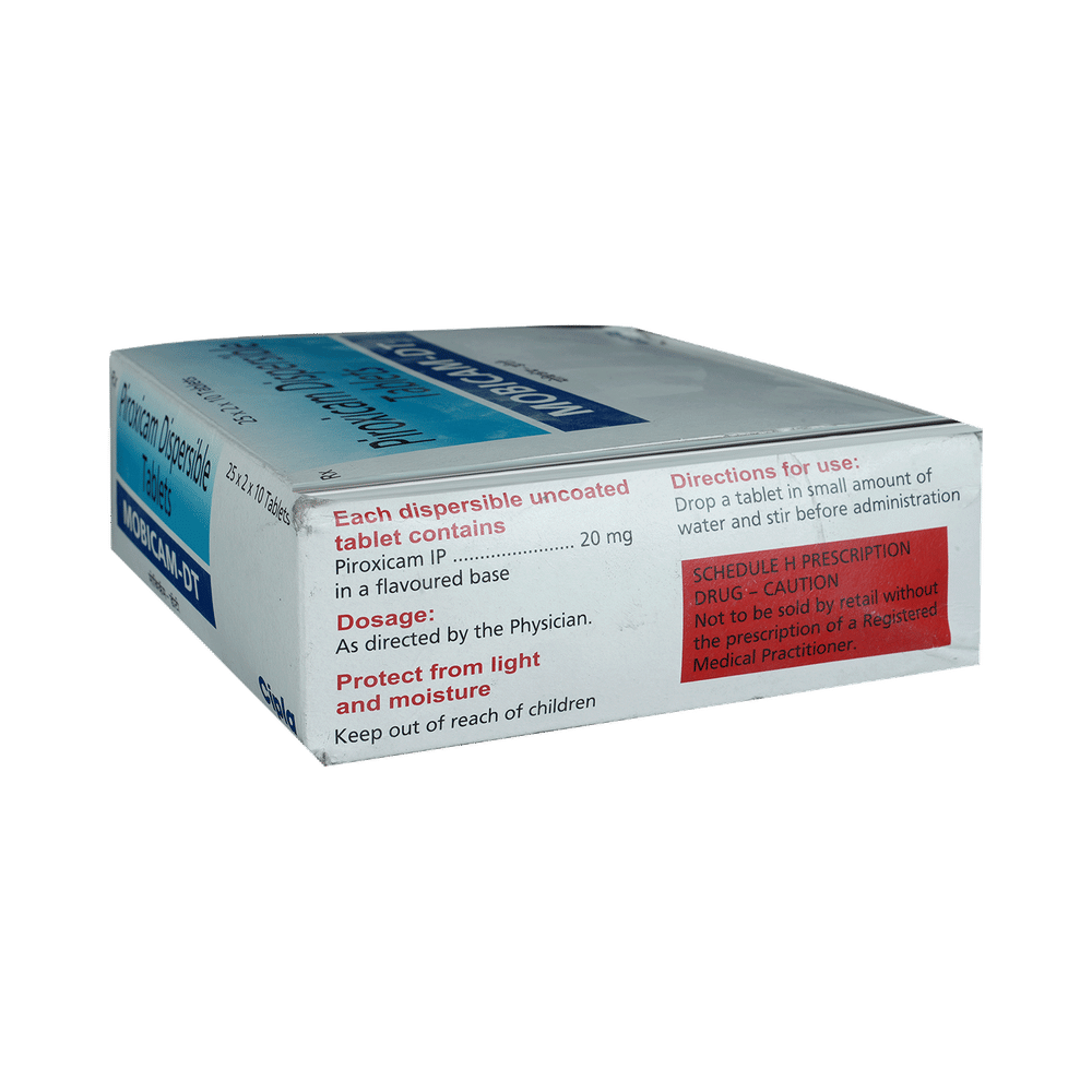 Mobicam 20mg Tablet DT