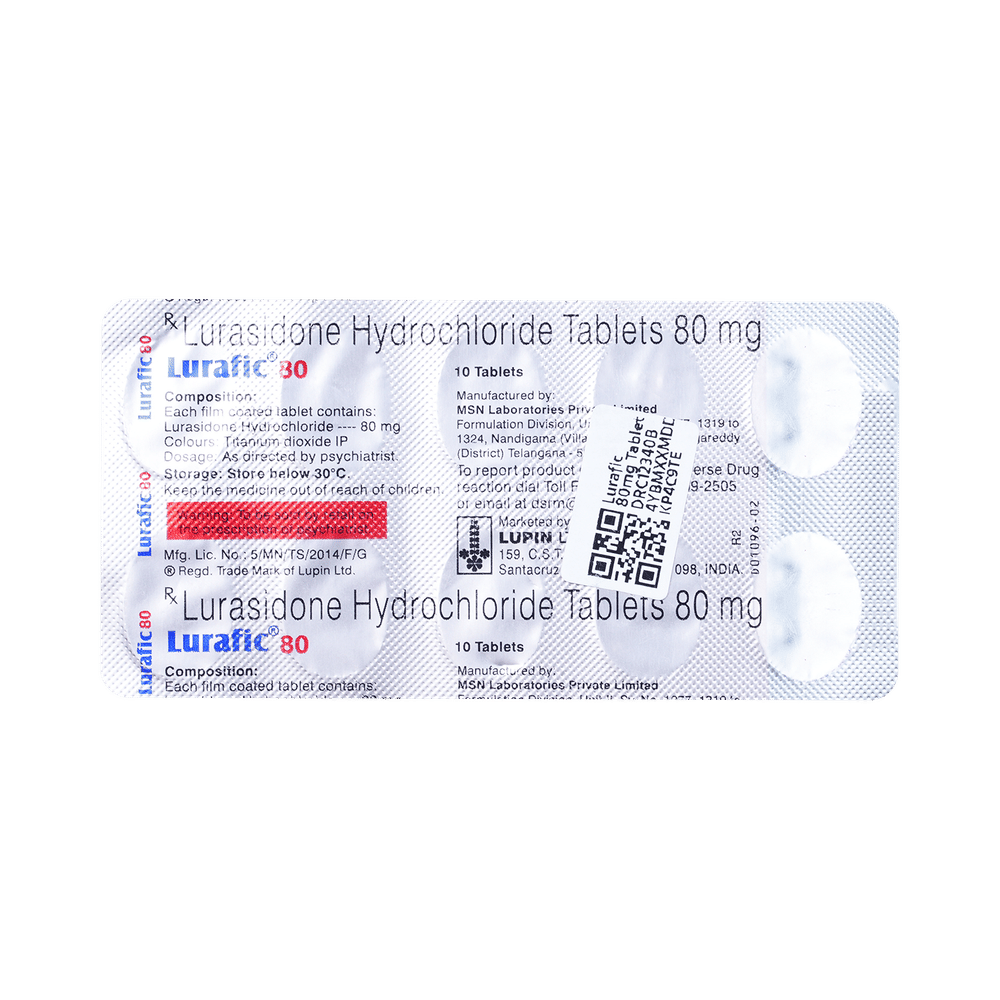 Lurafic 80mg Tablet