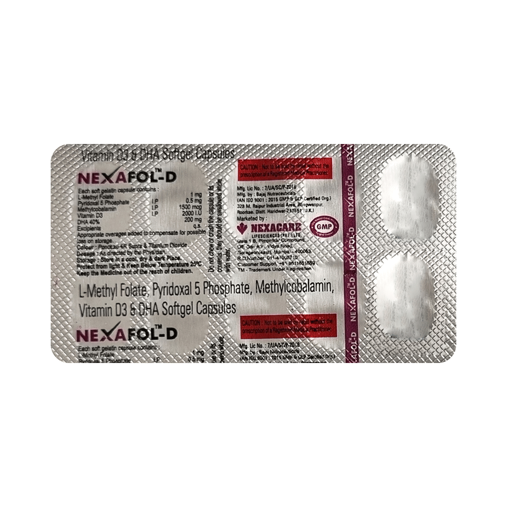 Nexafol-D Soft Gelatin Capsule