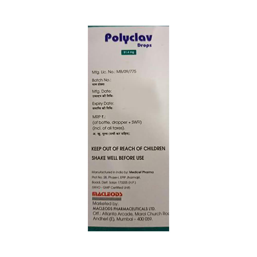 Polyclav 91.4mg Oral Drops
