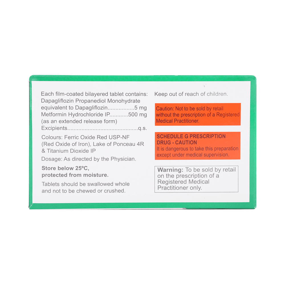 Dapanorm-M 5mg/500mg Tablet