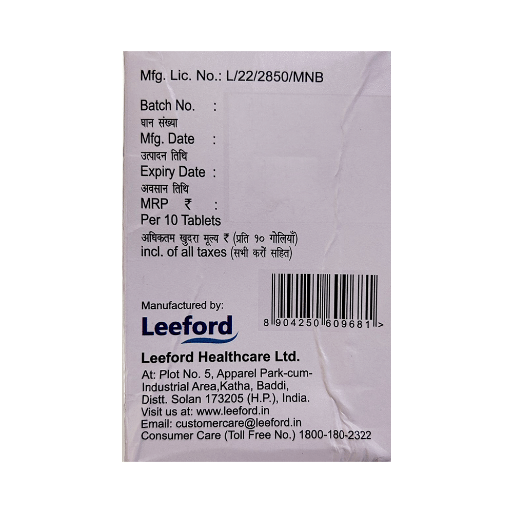 Naprowel Forte 500mg/10mg Tablet