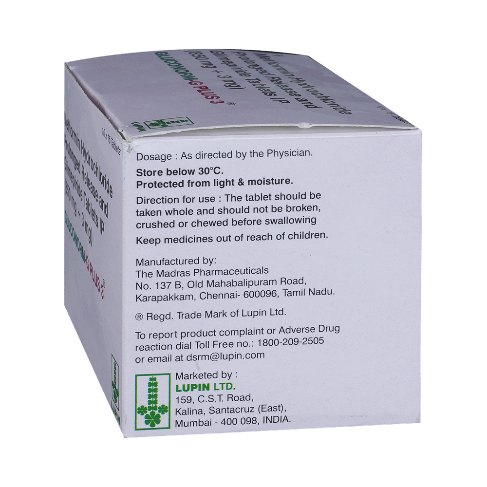 GlUcOnorm-G Plus 3 Tablet PR