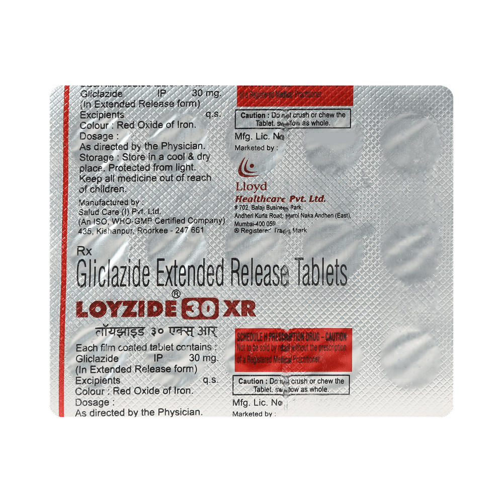 Loyzide 30mg Tablet XR