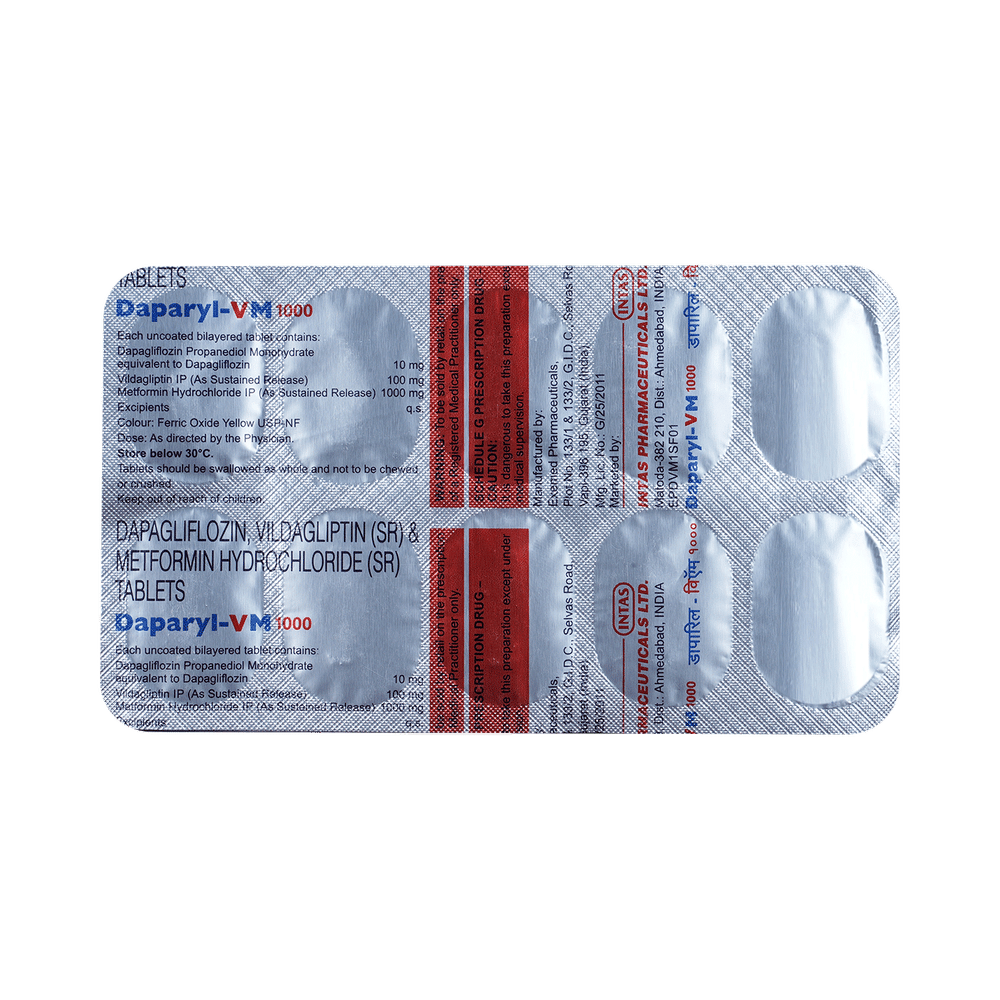 Daparyl-VM 1000 Tablet