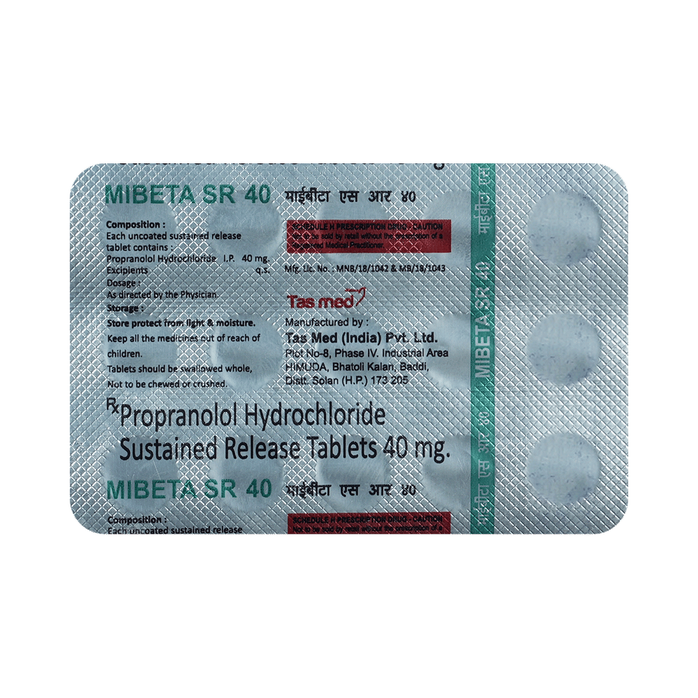 Mibeta SR 40 Tablet