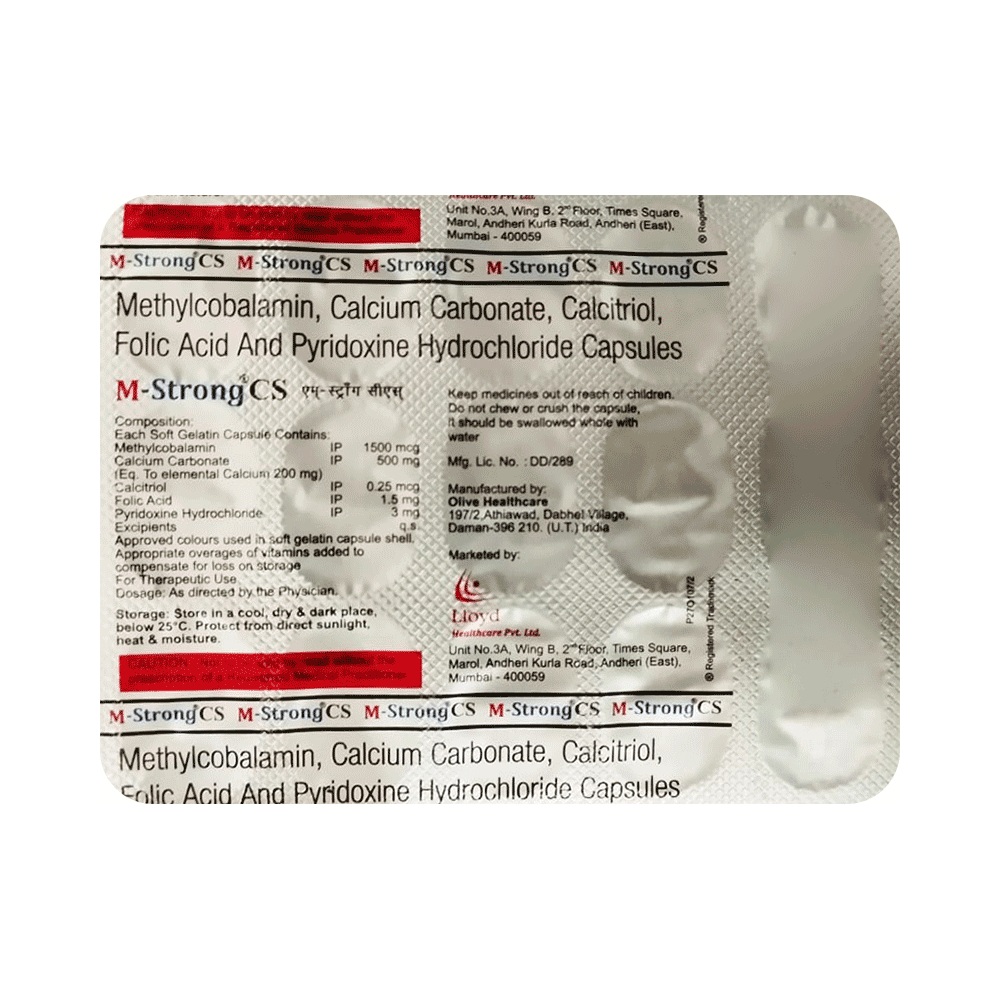 M-Strong CS Soft Gelatin Capsule