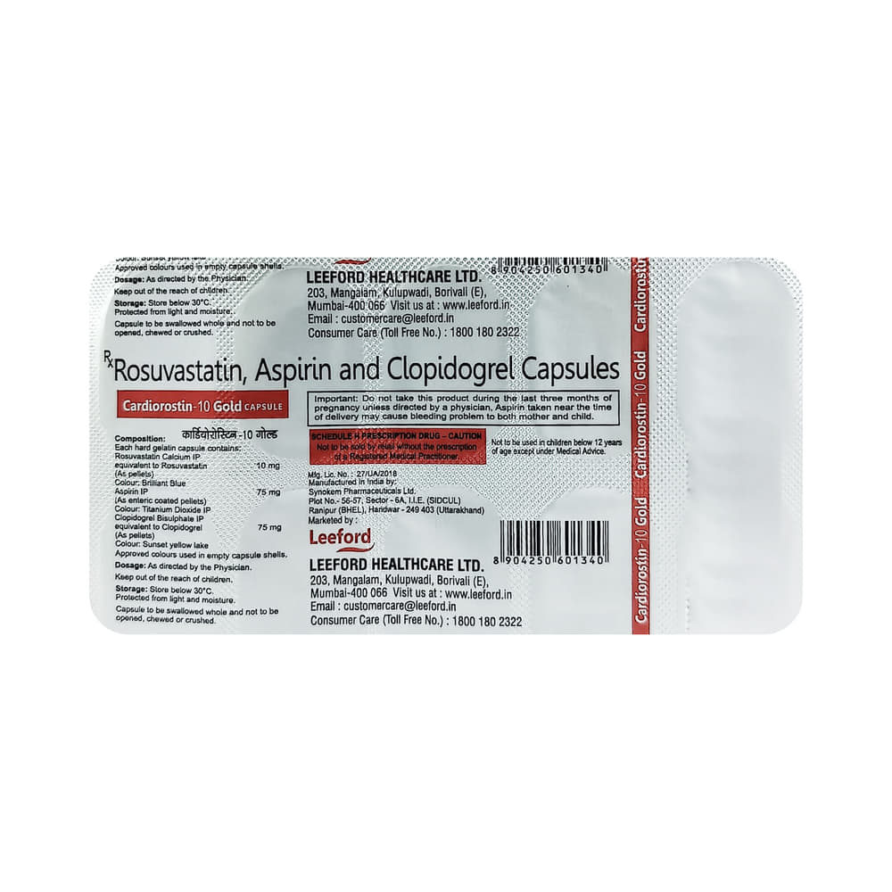 Cardiorostin 10 Gold Capsule