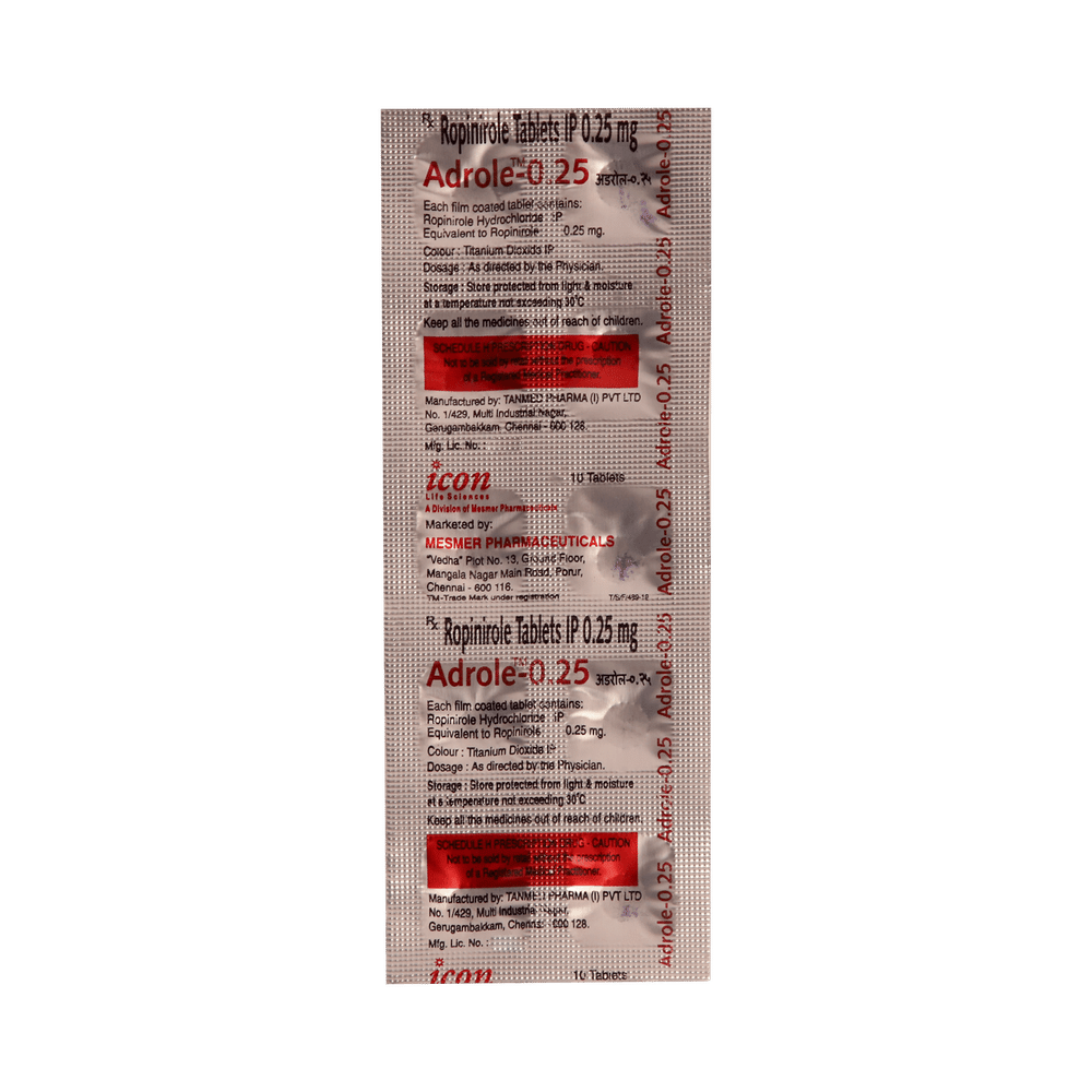 Adrole 0.25mg Tablet