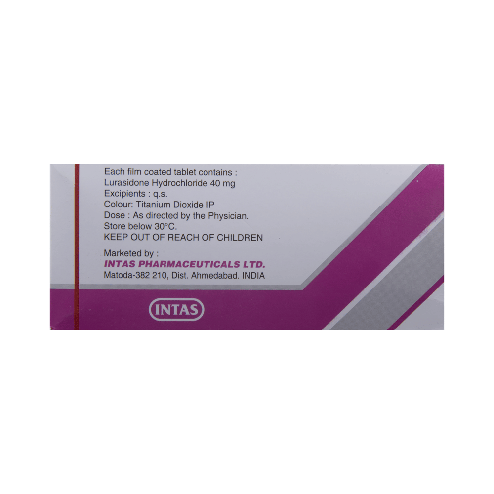 Lurasid 40 Tablet