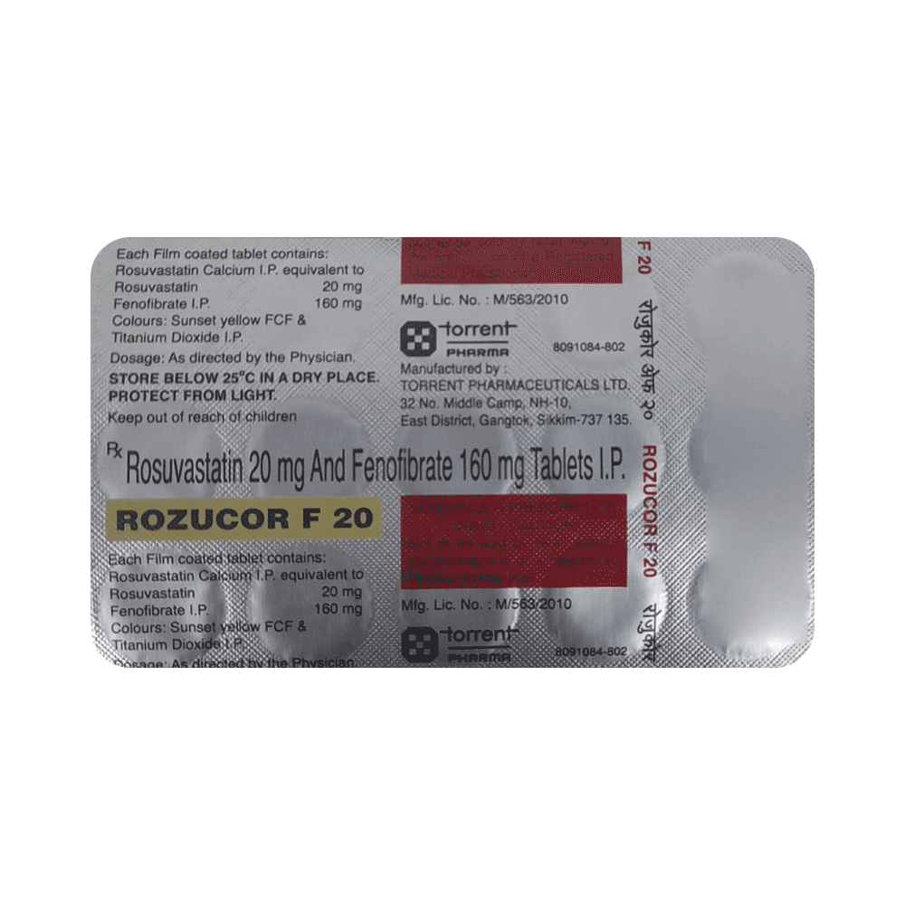 Rozucor F 20 Tablet