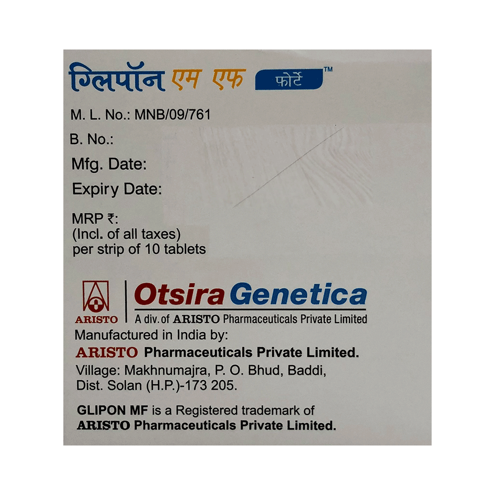 GliPON MF Forte Tablet PR