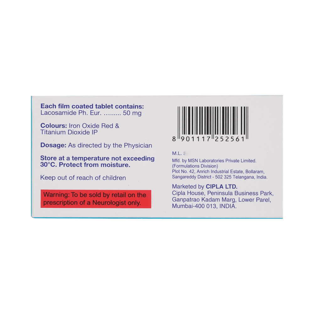 Lacopsy 50mg Tablet