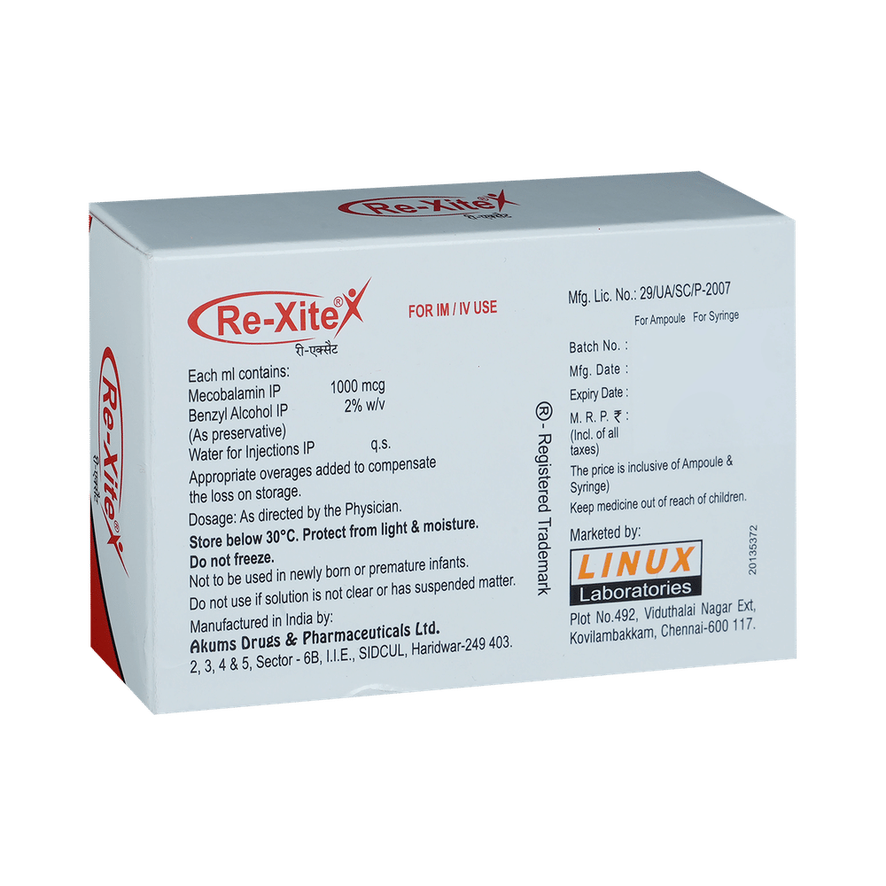 Rexite 1000mcg Injection
