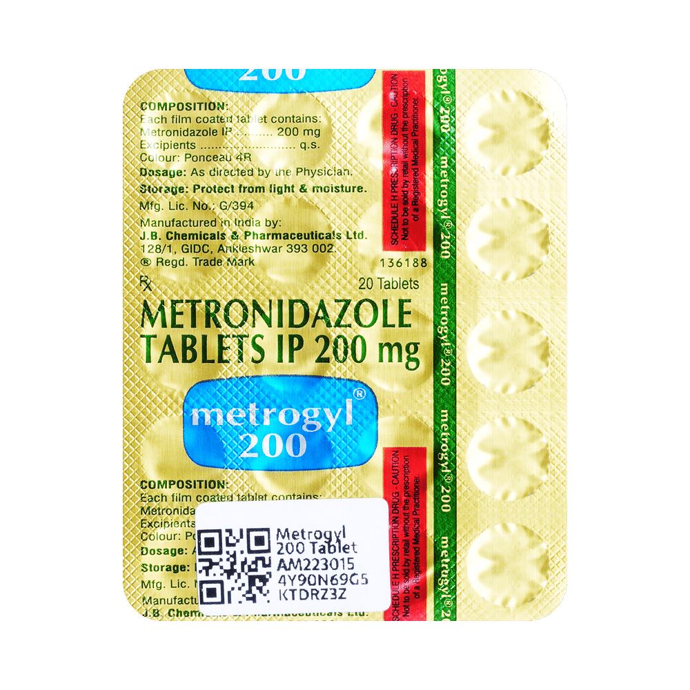 Metrogyl 200 Tablet