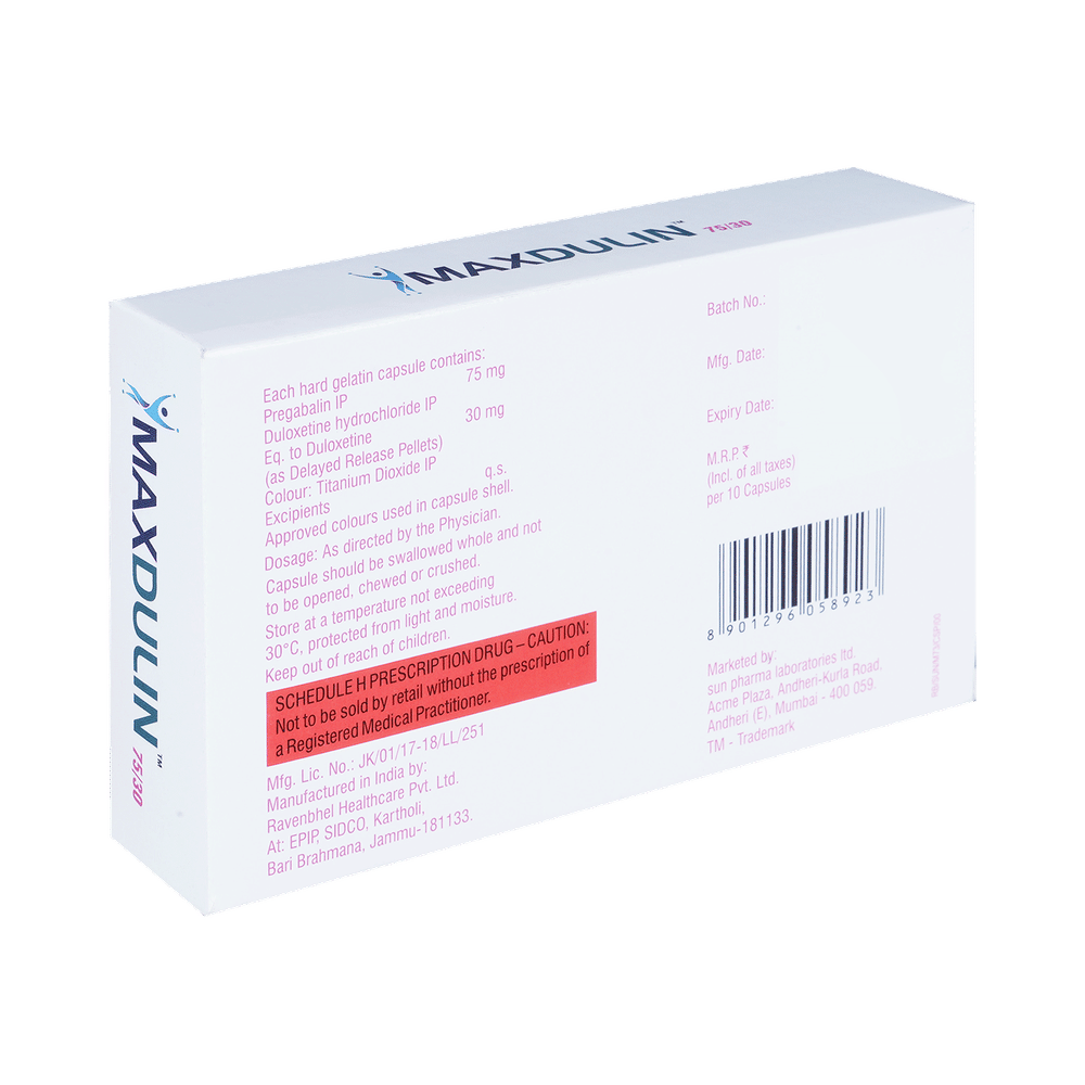 Maxdulin 75/30 Capsule DR