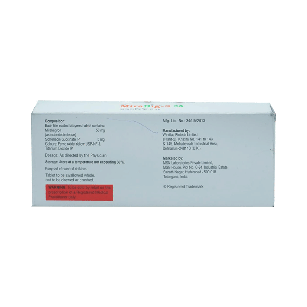 Mirabig-S 50 Tablet ER