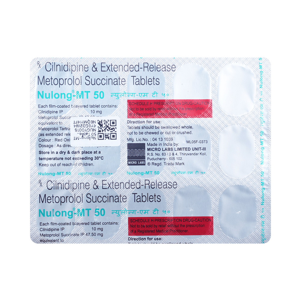 Nulong-MT 50 Tablet ER