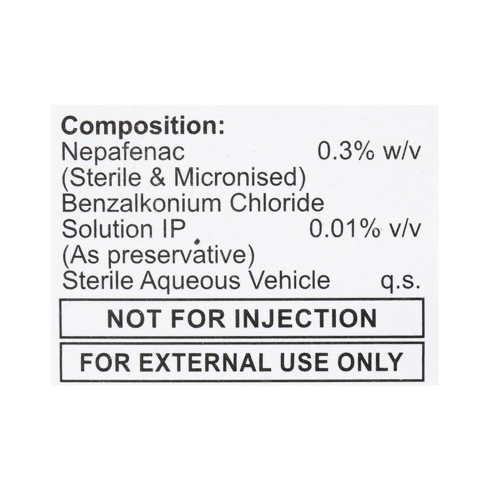 Nepa OD Ophthalmic Suspension 0.3%