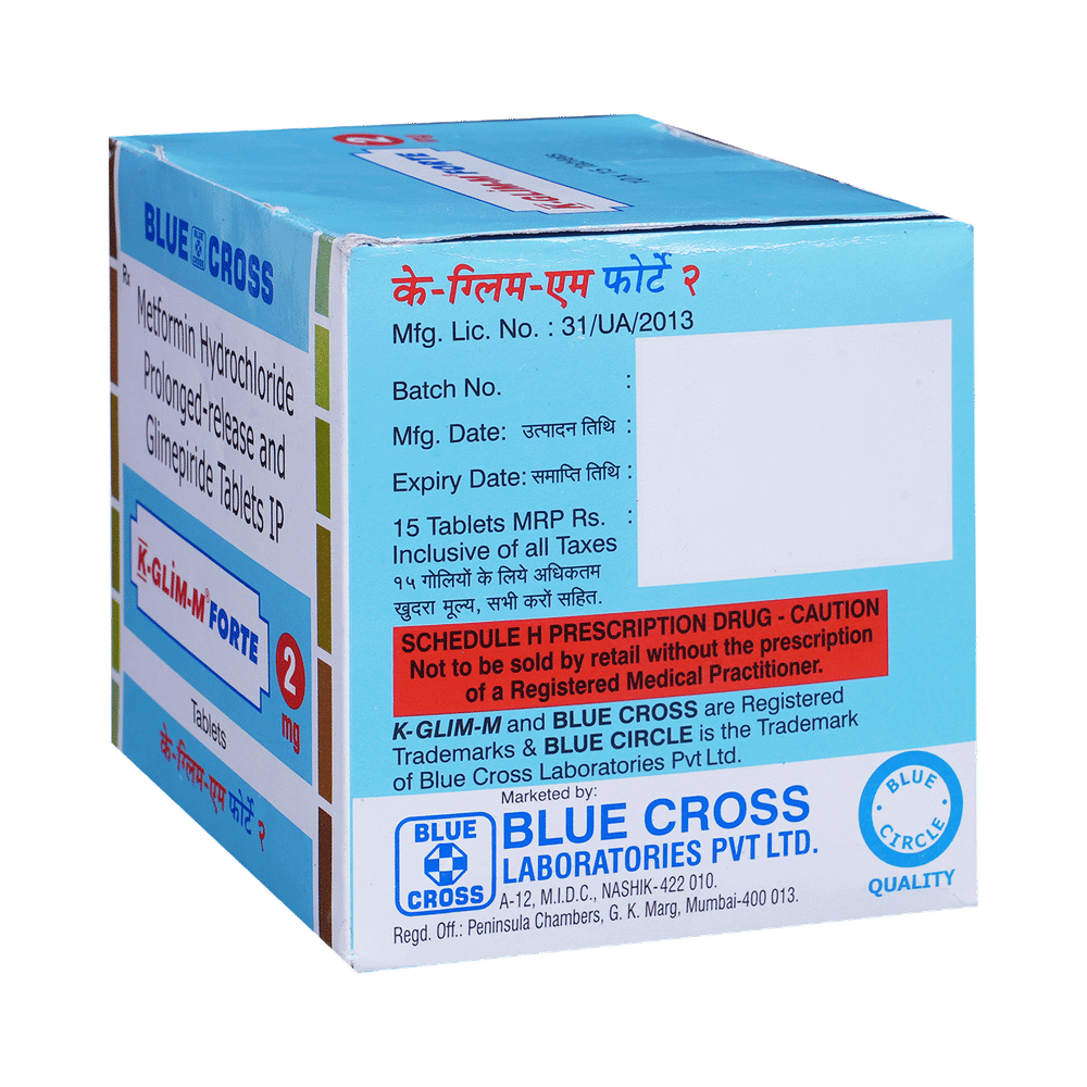 K-Glim-M Forte 2mg Tablet