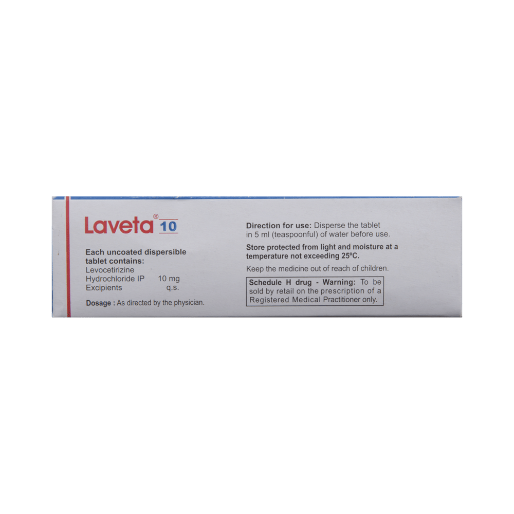 Laveta 10 Tablet DT