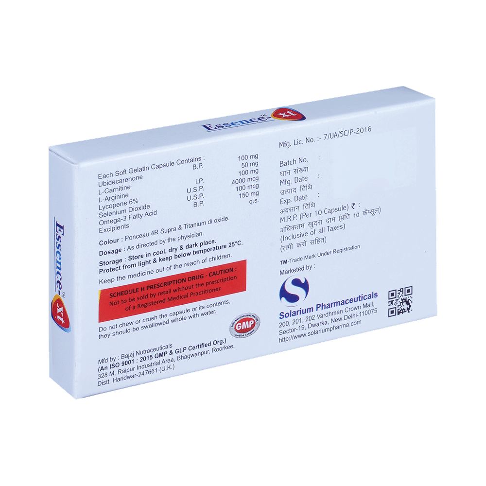 Essence-XT Soft Gelatin Capsule