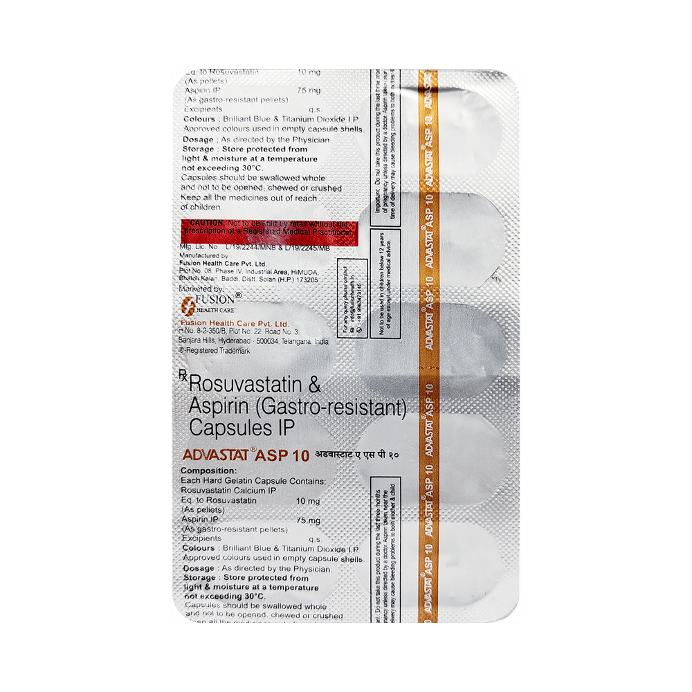 Advastat ASP 10mg/75mg Tablet