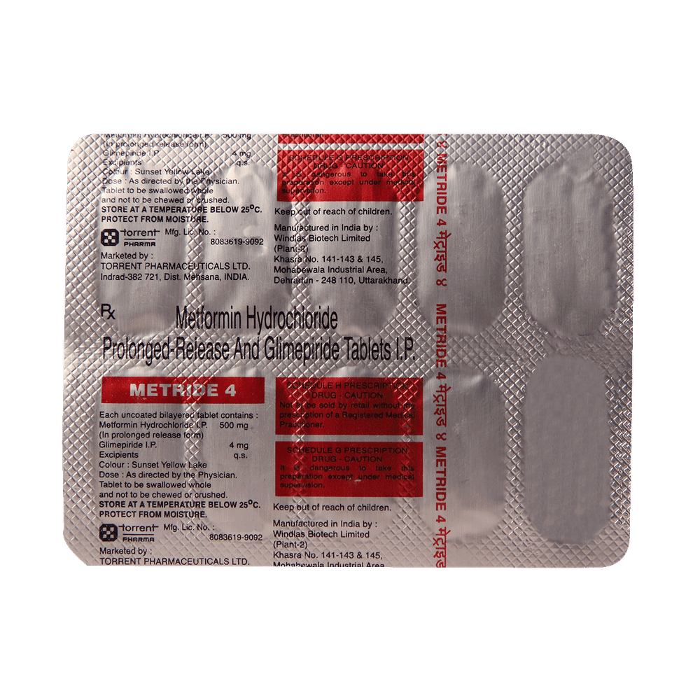 Metride 4mg/500mg Tablet
