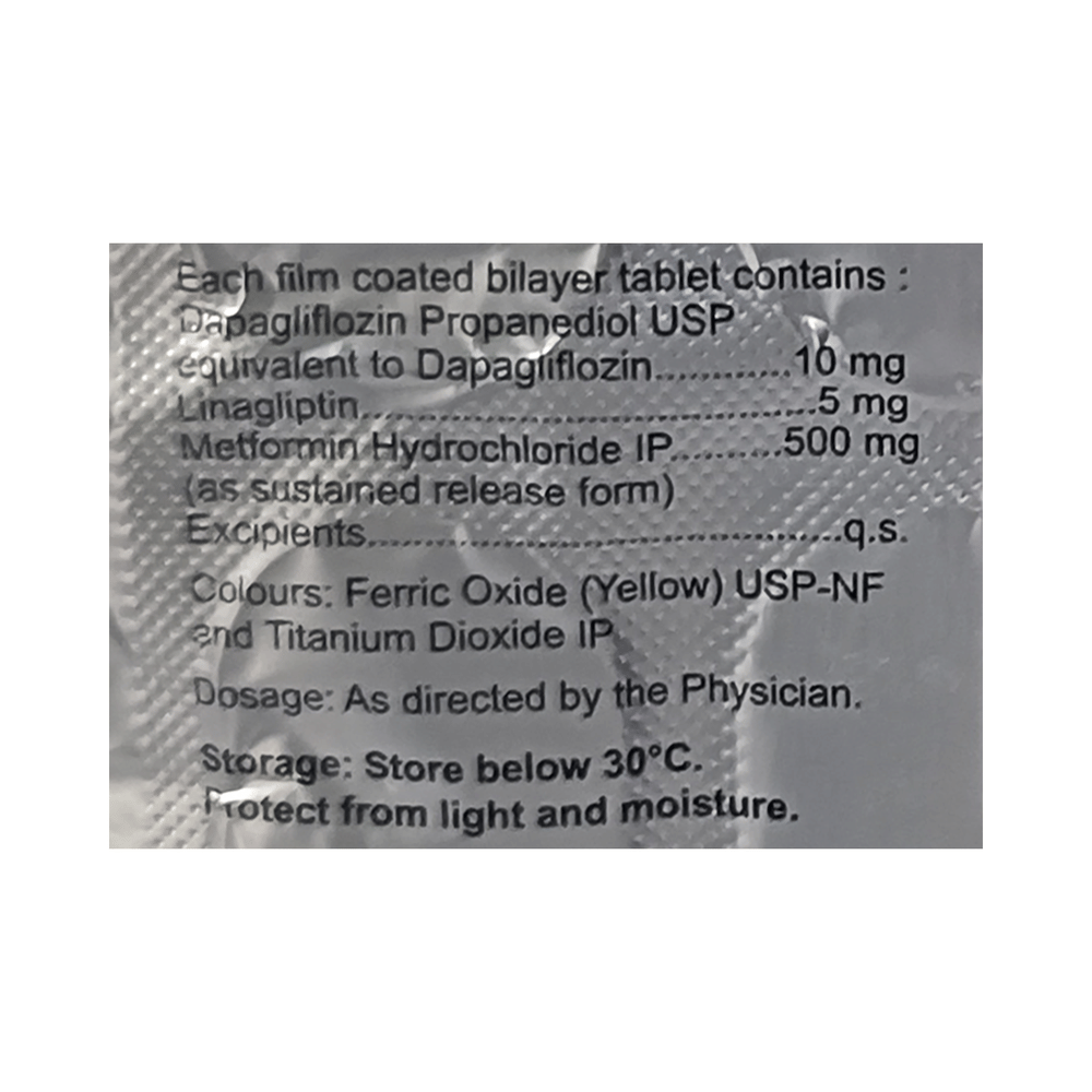 dapaNORM LM 10mg/5mg/500mg Tablet