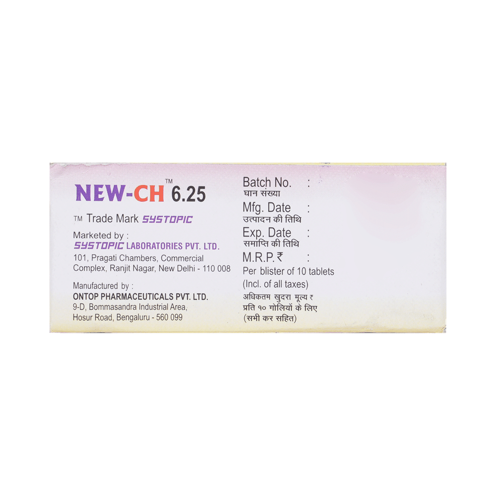 New CH 6.25mg Tablet
