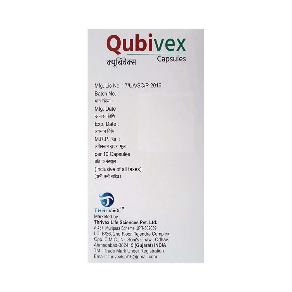 Qubivex Soft Gelatin Capsule