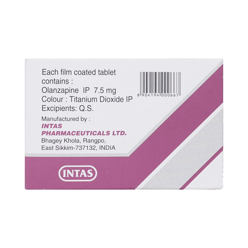 Oliza 7.5mg Tablet