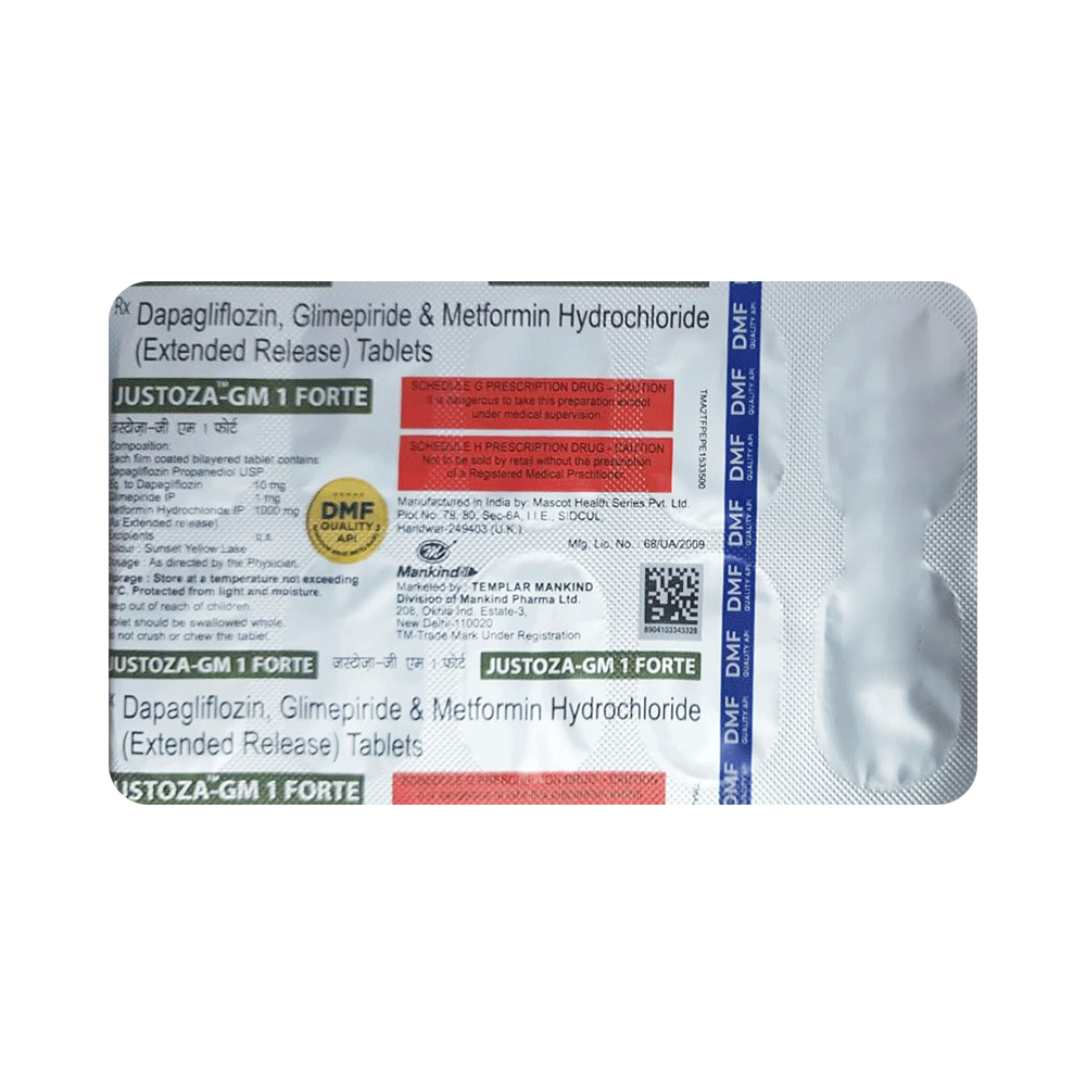 Justoza-GM 1 Forte Tablet ER