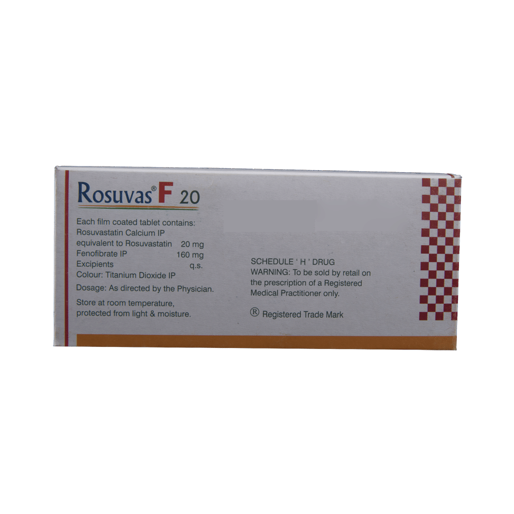 Rosuvas F 20 Tablet
