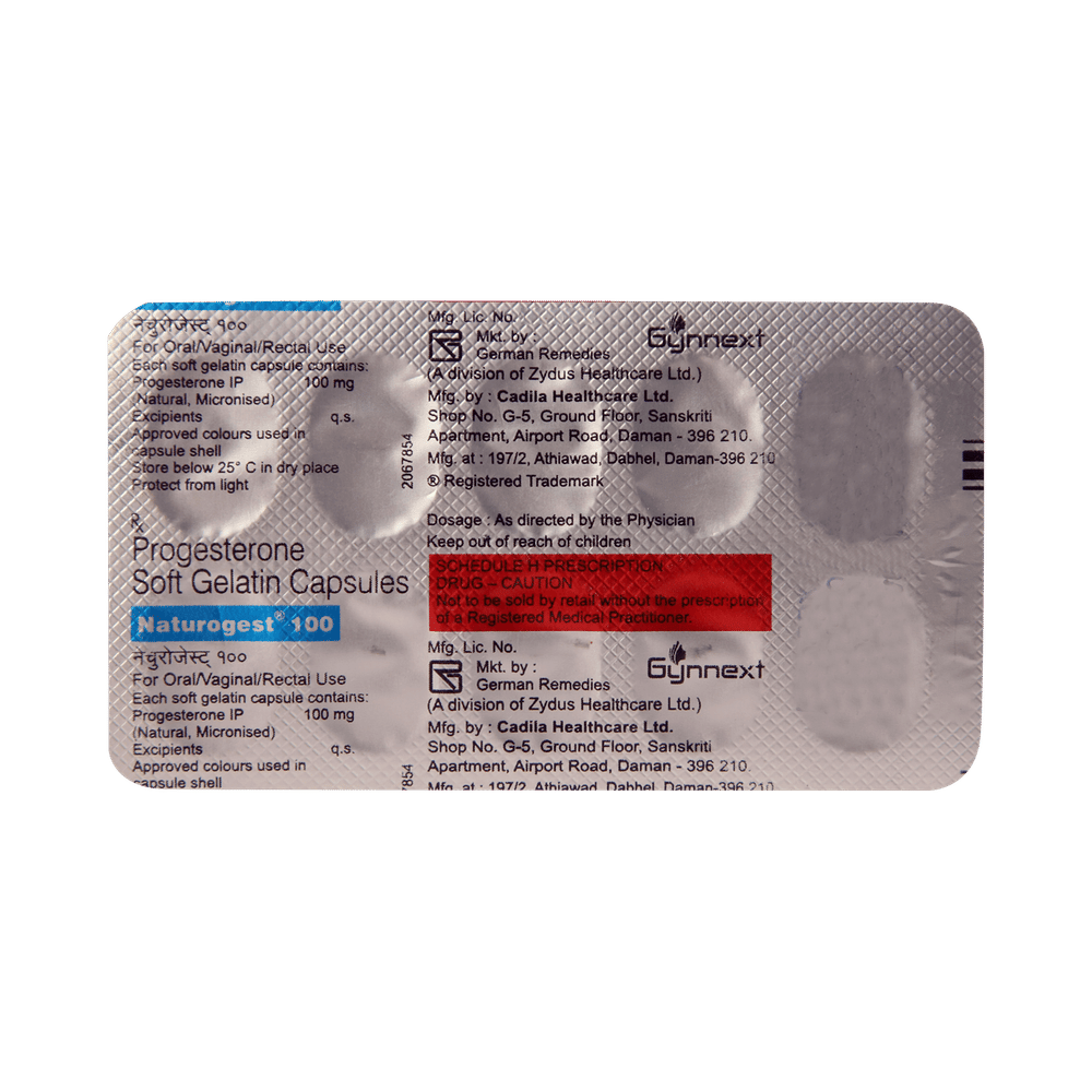 NATURogest 100mg Soft Gelatin Capsule