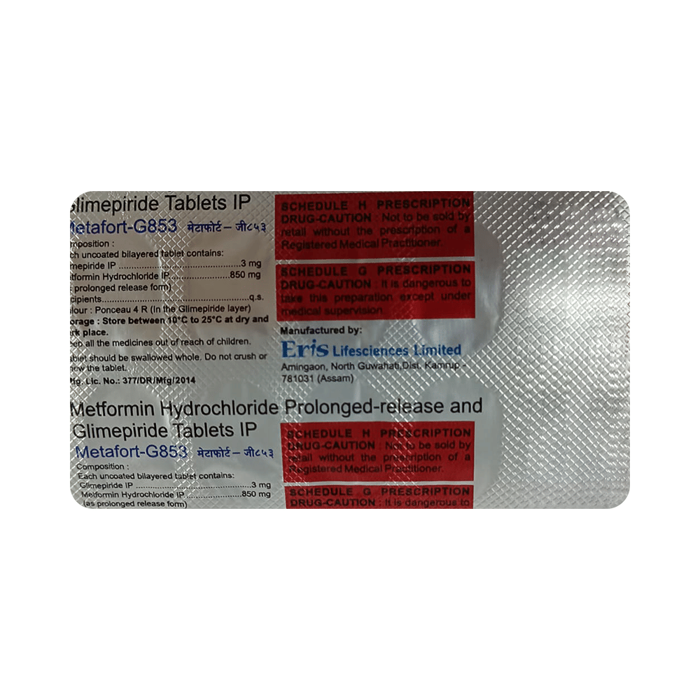 Metafort-G 853 Tablet PR