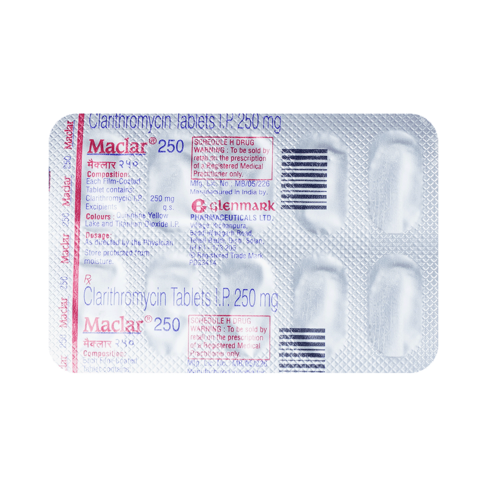 Maclar 250 Tablet