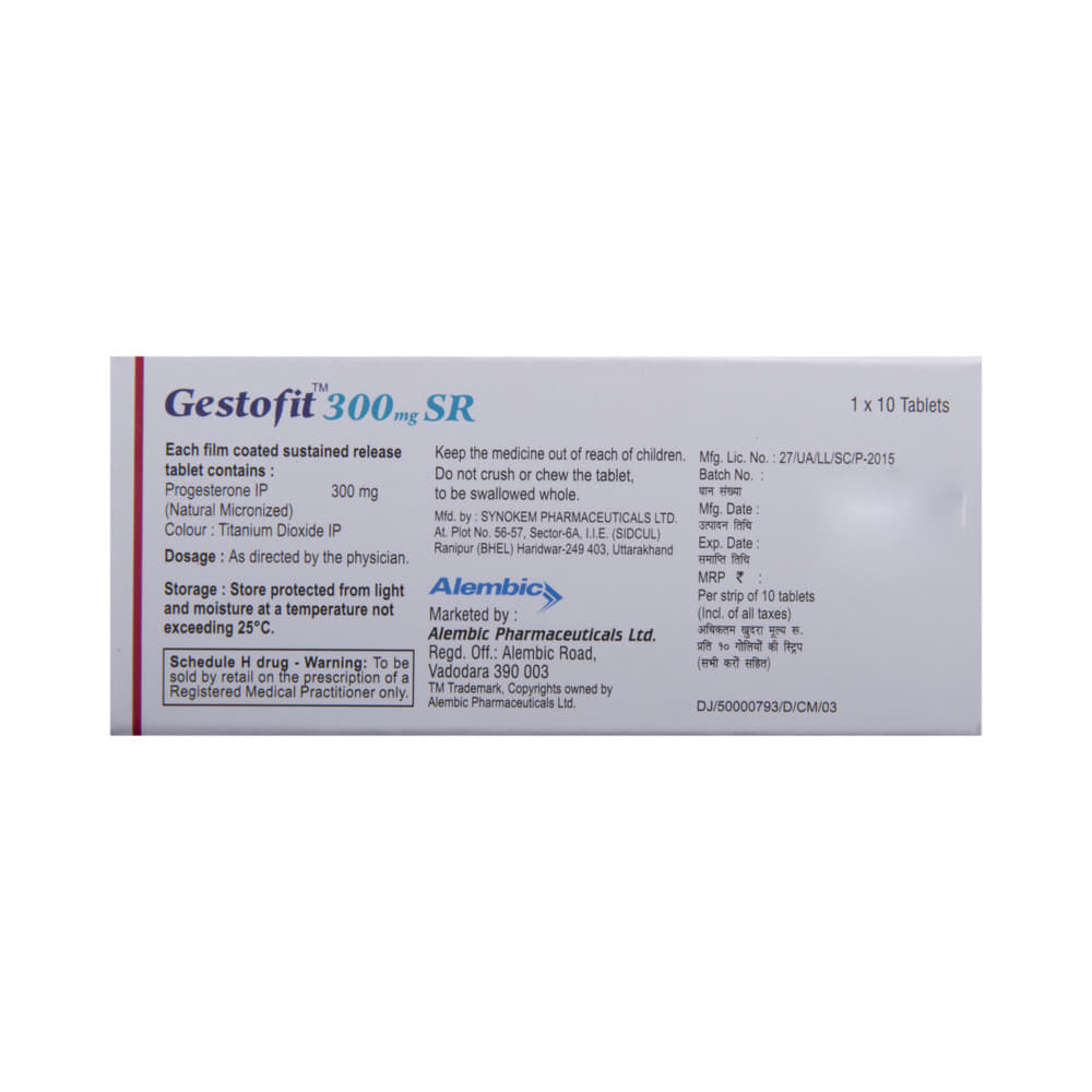 GestoFIT 300mg SR Tablet