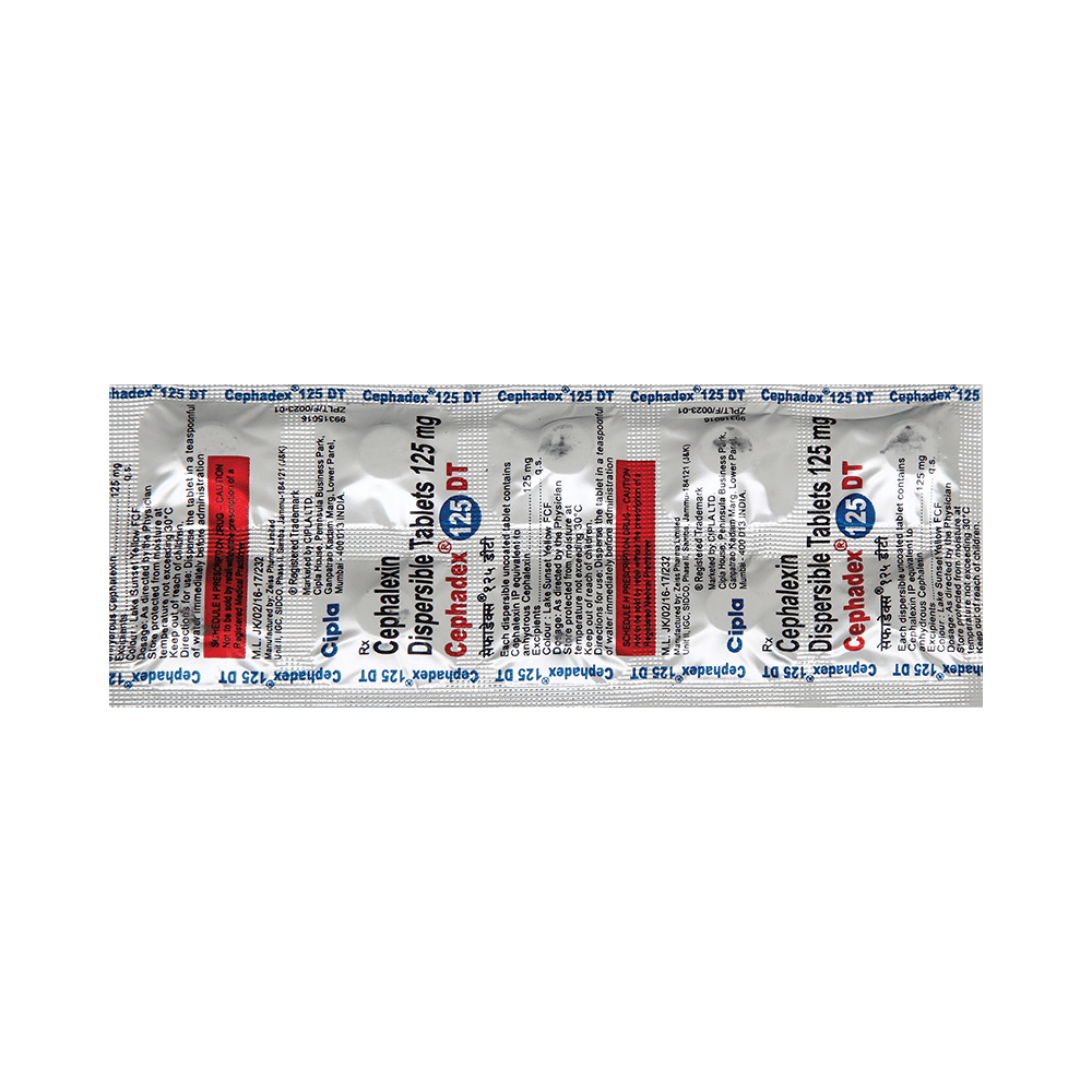 Cephadex 125 Tablet DT