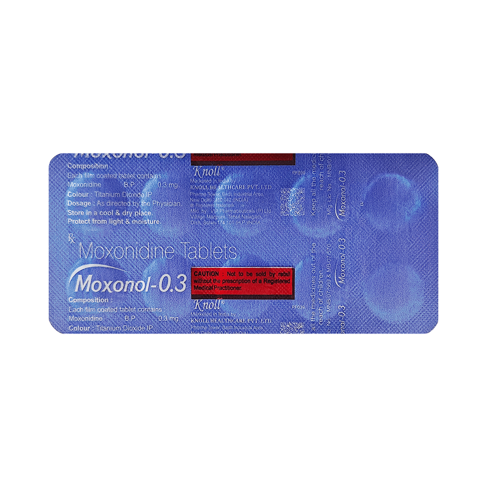 Moxonol 0.3mg Tablet