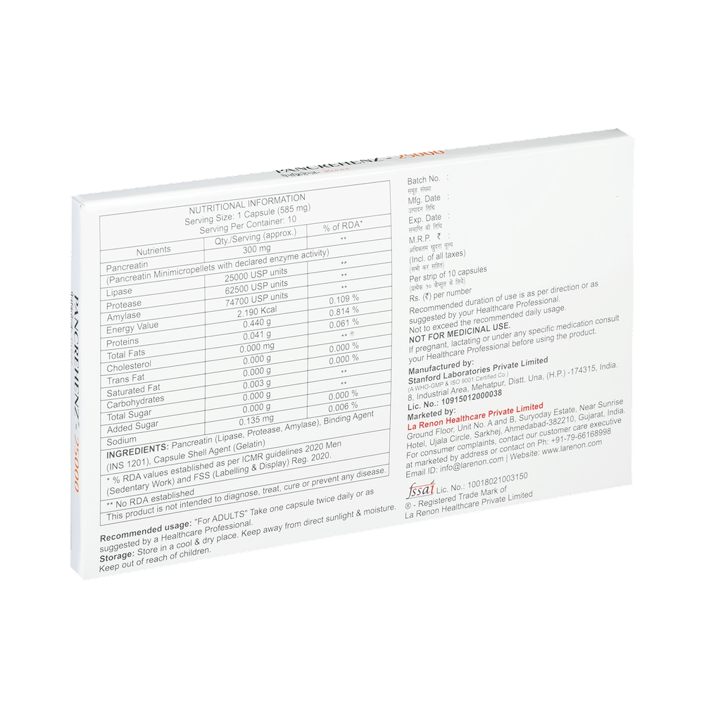 Pancrehenz 25000 Capsule
