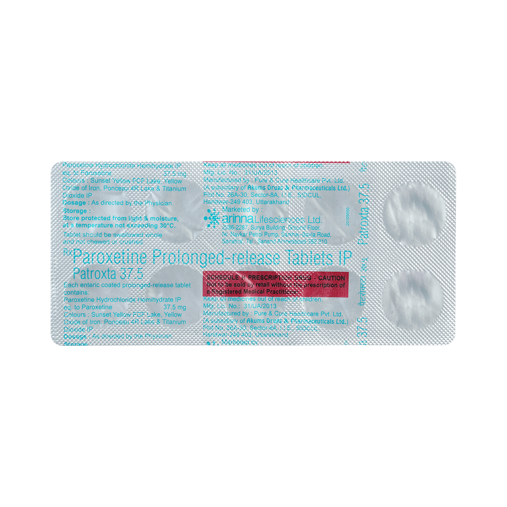 Patroxta 37.5mg Tablet