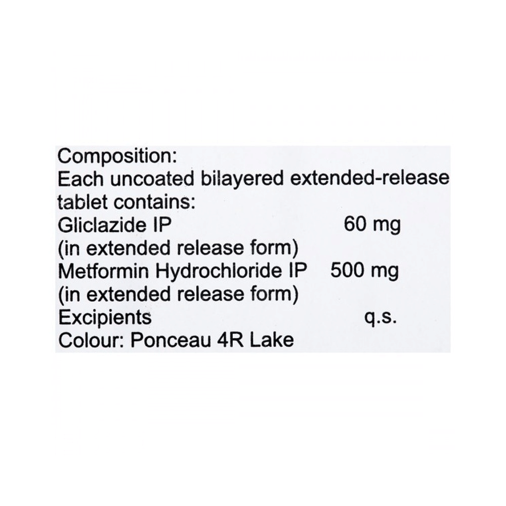 Glykind M 60mg/500mg Tablet XR