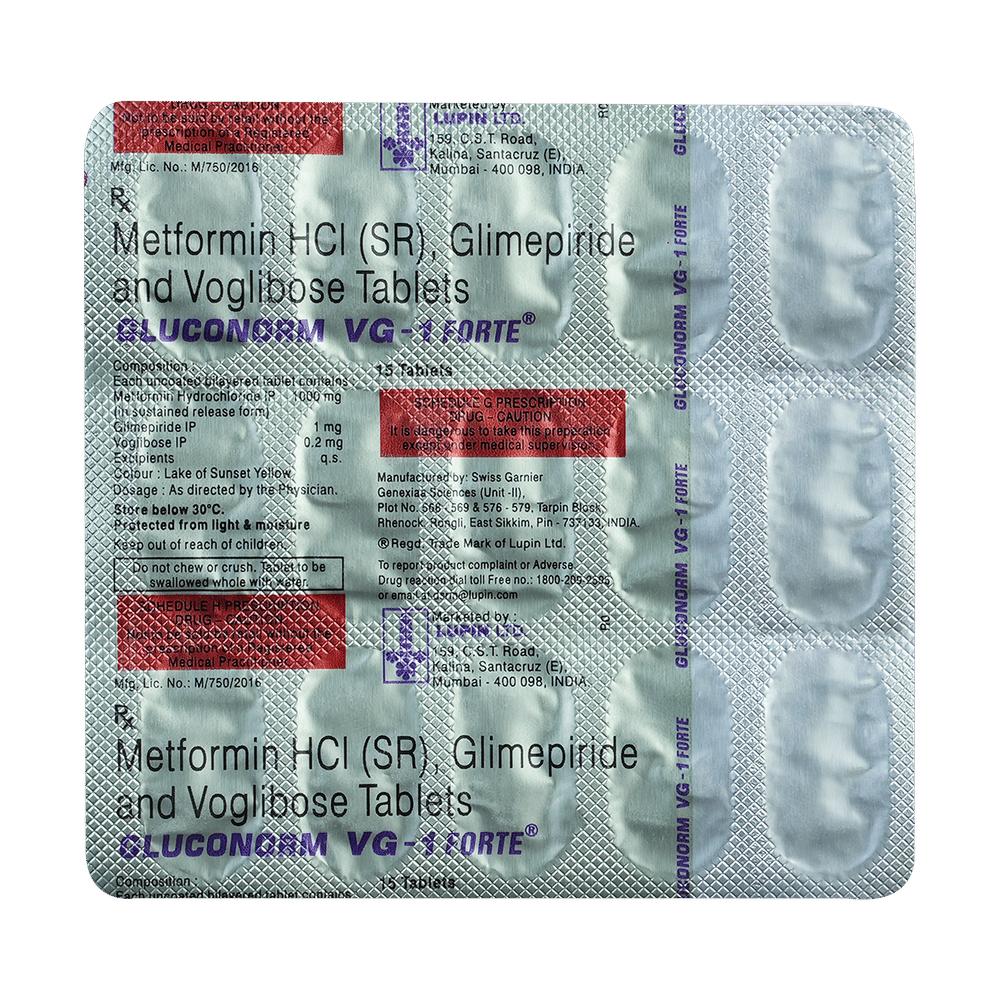 Gluconorm VG 1 Forte Tablet SR